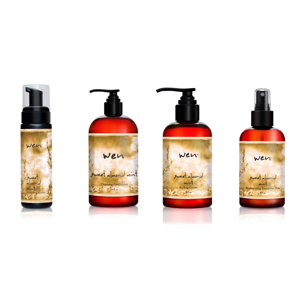 Wen Haircare Products: Sweet Almond Mint